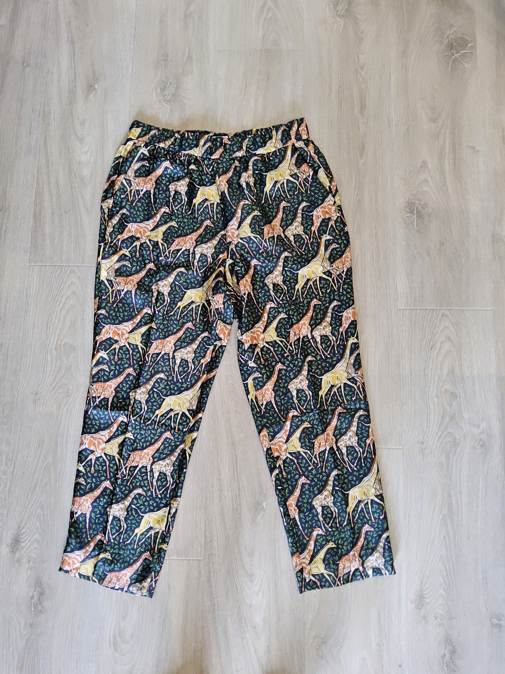 J. Crew Giraffe Print Elastic-Waist Pants || Size 10